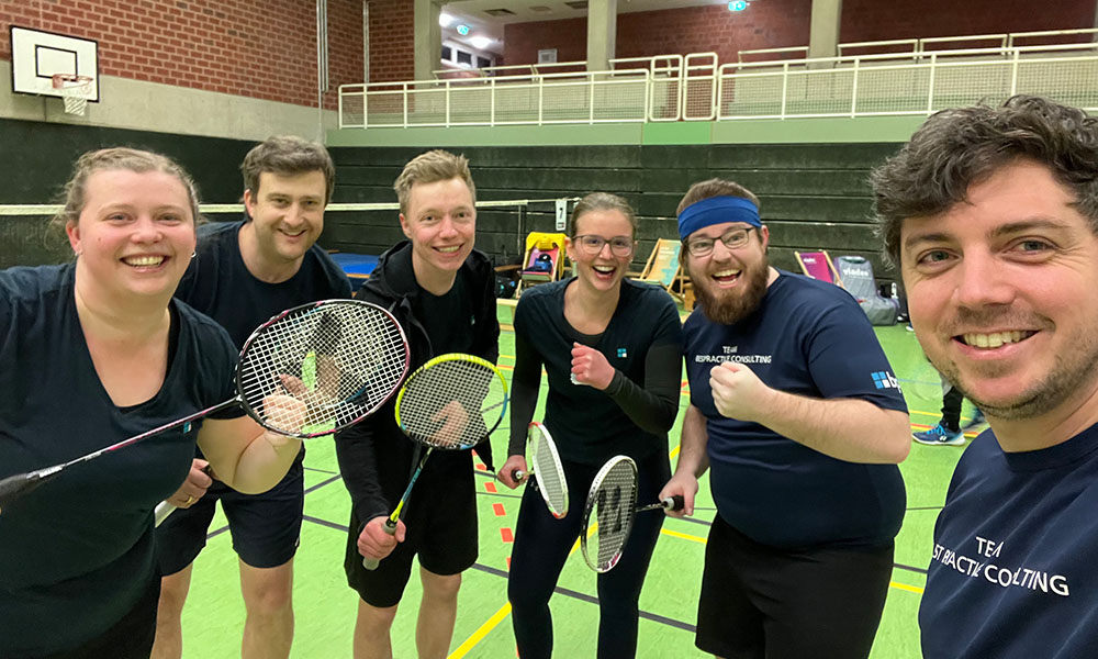 bpc Teilnahme am Münsteraner Badminton Firmencup