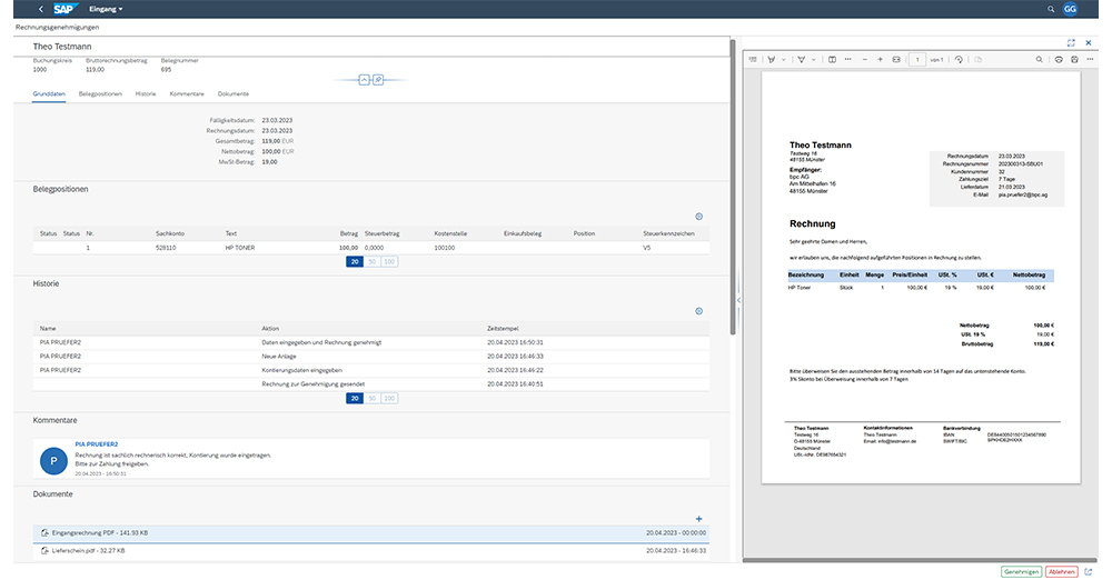SAP Invoice Management by OpenText