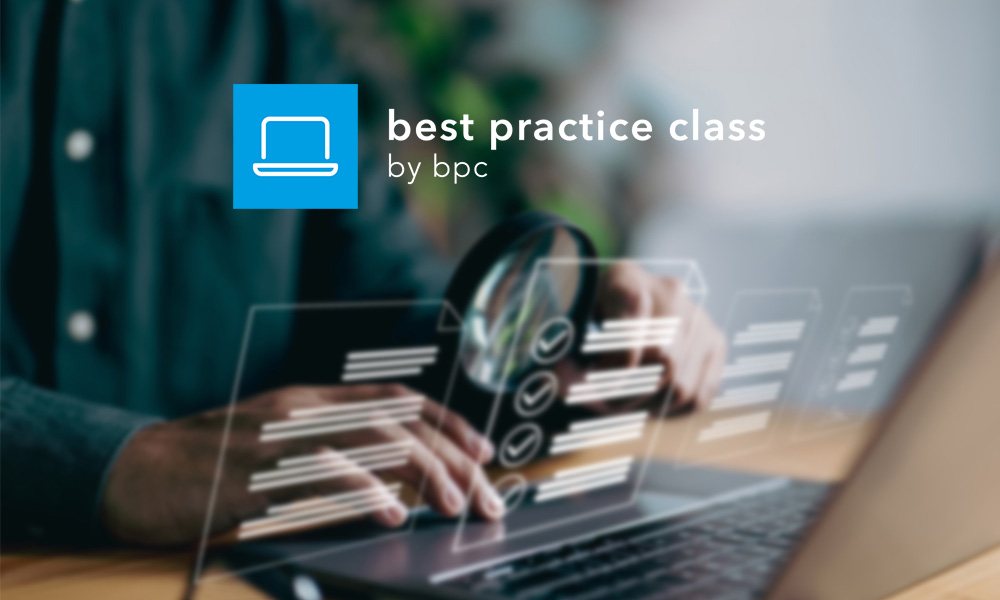 best practice class - Vier Augen Prinzip - VAP Template